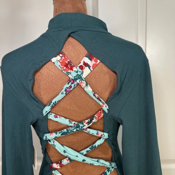 Intimately Free People Straps in the Back Bodysuit in Sea Moss XL - NEW - Picture 13 of 14